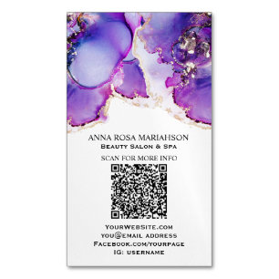 CARTÃO DE VISITAS MAGNÉTICO 