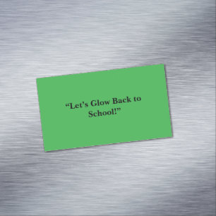 CARTÃO DE VISITAS MAGNÉTICO 