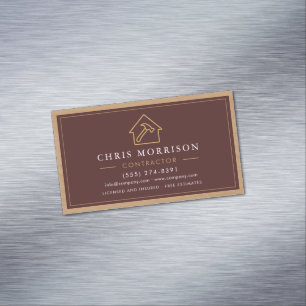 CARTÃO DE VISITAS MAGNÉTICO