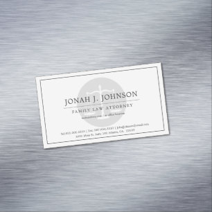 CARTÃO DE VISITAS MAGNÉTICO 