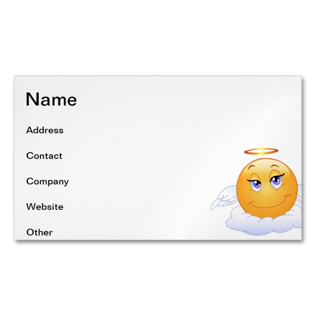 Cartão De Visitas Magnético Angel (Frente)