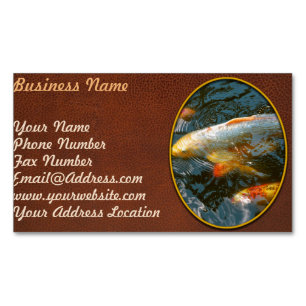 Cartão De Visitas Magnético Animais - Peixes - Boa sorte para Bestow