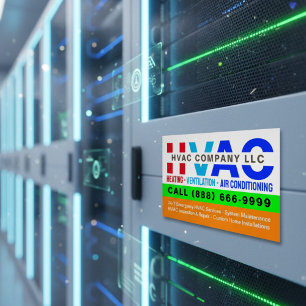 Cartão De Visitas Magnético Aquecimento, Ventilação e Ar Condicionado - Pro HV