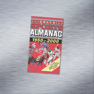 Cartão De Visitas Magnético Arte de Parede em Metal Almanaque Esportivo