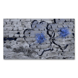 Cartão De Visitas Magnético Arte digital de fundo do padrão floral/floral