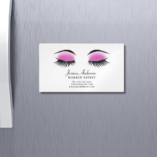 Cartão De Visitas Magnético Artista Chic Makeup