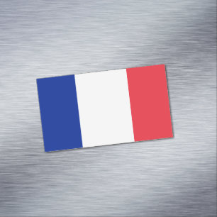 Cartão De Visitas Magnético Bandeira da França