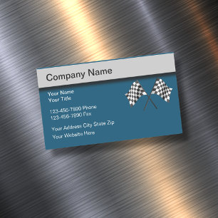 Cartão De Visitas Magnético Bandeiras de Cartão de visita para Automotivo
