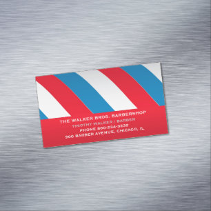 Cartão De Visitas Magnético Barbearia