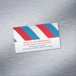 Cartão De Visitas Magnético Barbearia