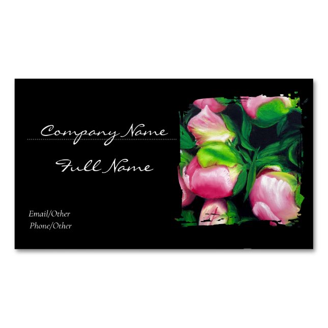 Cartão De Visitas Magnético Business Card magnet (Frente)