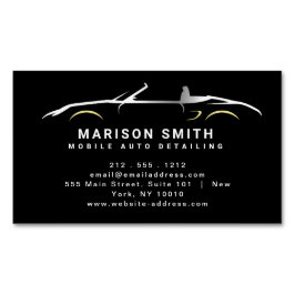 Cartão De Visitas Magnético CAR de metal profissional