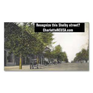 Cartão De Visitas Magnético cartão de visita Magnet CharlotteNCUSA.com