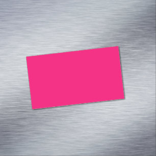Cartão De Visitas Magnético Cartão de visita Magnético Neon-Pink - Personalizá