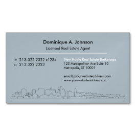 Cartão De Visitas Magnético Cartão de visita Magnético Personalizado Imobiliár