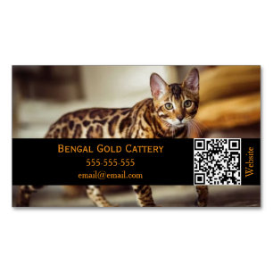 Cartão De Visitas Magnético Cartão de Visita Magnético Personalizável para Gat