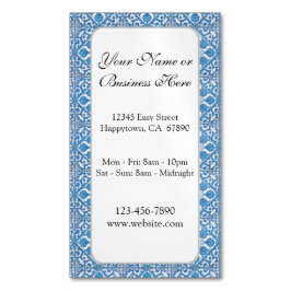 Cartão De Visitas Magnético Cartão de visita Personalizado de Padrão de Azulej