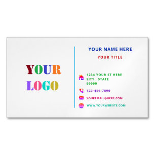 Cartão De Visitas Magnético Cartão de visita profissional personalizado