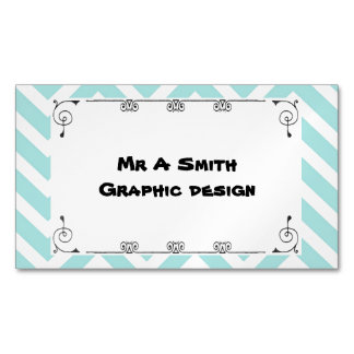 Cartão De Visitas Magnético Cartão de visita subtil bonito