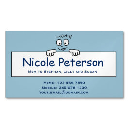 Cartão De Visitas Magnético Cartão telefónico das mamães