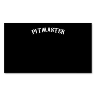 Cartão De Visitas Magnético Churrasco   CHURRASCO Pitmaster Pai Fars Day