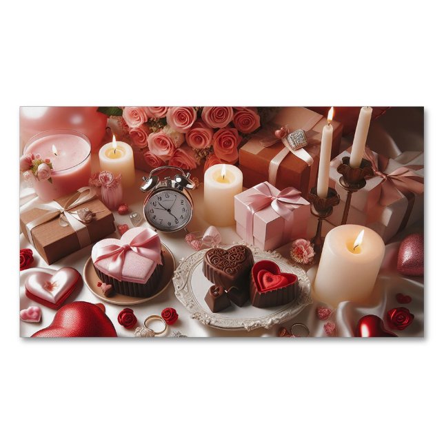 Cartão De Visitas Magnético Clique em Personalizar a alteração para seu própri (Frente)