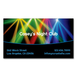 Cartão De Visitas Magnético Club Uplighting DJ