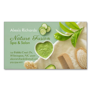 Cartão De Visitas Magnético Composição Spa