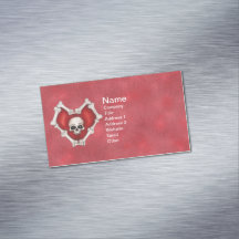 Coração Gótico Escuro do Coração Óssea de Estrelas