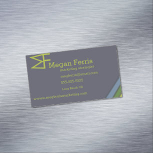 Cartão De Visitas Magnético Crises e Dramáticas