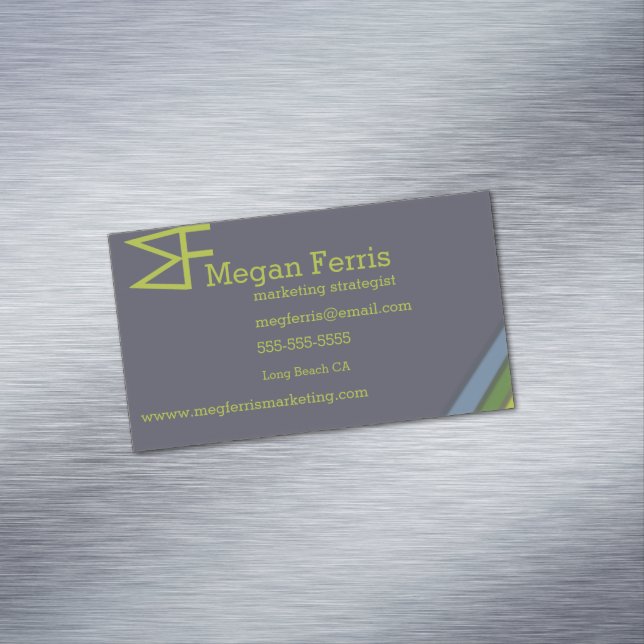 Cartão De Visitas Magnético Crises e Dramáticas (Posição Original)