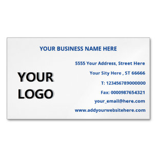 Cartão De Visitas Magnético Design O Seu Próprio Modelo Magnet Cartão de visit