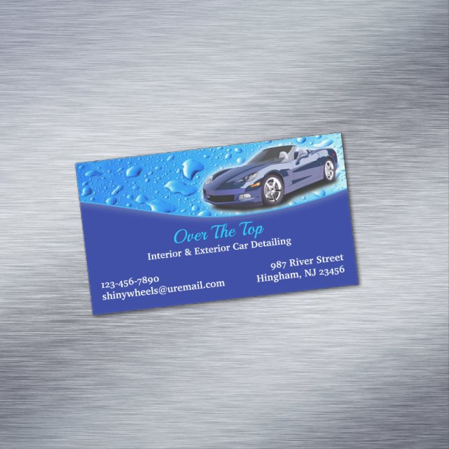 Cartão De Visitas Magnético Detalhe Automotivo (Posição Original)