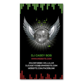 Cartão De Visitas Magnético DJ Night Club