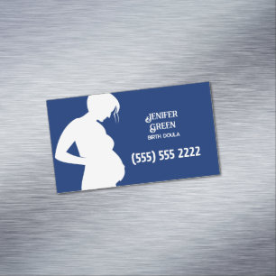 Cartão De Visitas Magnético Doula de Parto