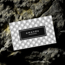 Elegante monograma cinza prateado com cristais cra