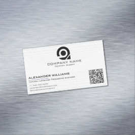 Cartão De Visitas Magnético Engenheiro de Software de Inteligência Artificial 