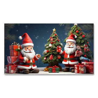 Cartão De Visitas Magnético este é o Feliz design de Natal e feriado feliz