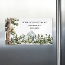 Floresta Verde Aquarela Personalizada Outdoor