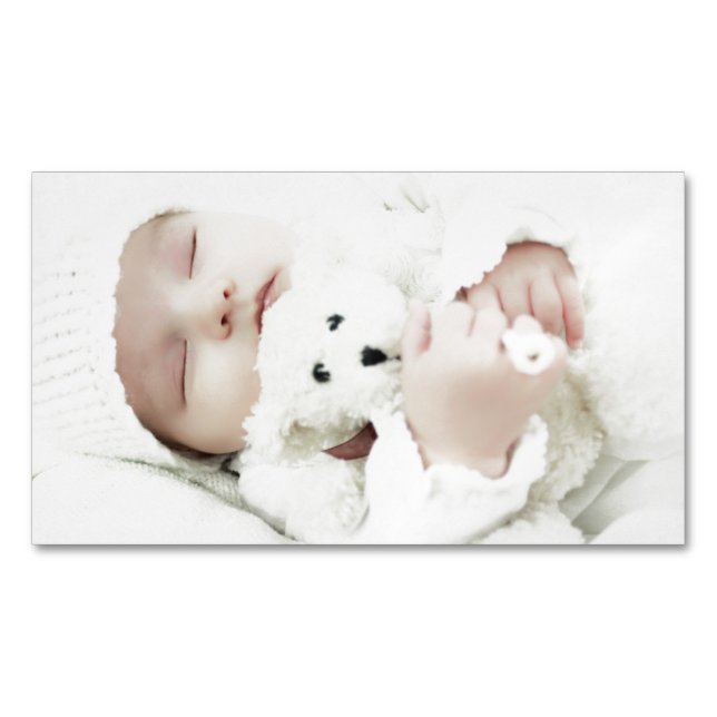 Cartão De Visitas Magnético Foto personalizada (Frente)