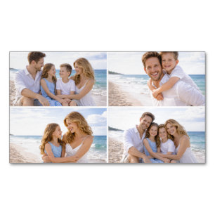Cartão De Visitas Magnético Foto Personalizada de Família
