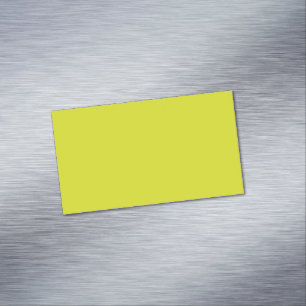 Cartão De Visitas Magnético Fundo Amarelo Plano – Textura de Volta às Aulas