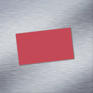 Cartão De Visitas Magnético Fundo Vermelho Escuro