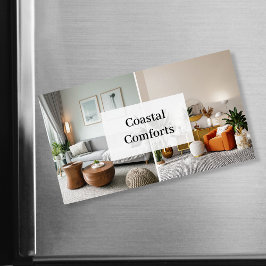 Cartão De Visitas Magnético Guest House Vacation Rental Airbnb