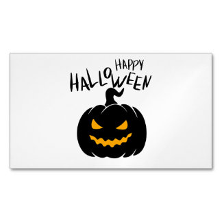Cartão De Visitas Magnético Happy Halloween Carte de visite magnétique