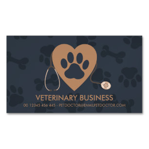 Cartão De Visitas Magnético Hospital Veterinário Pet Doctor