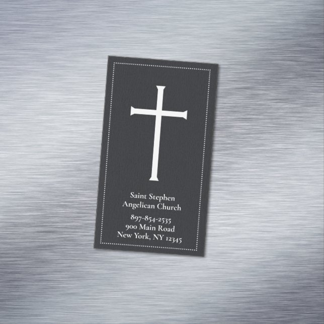 Cartão De Visitas Magnético Igreja Santa Cruz (Posição Original)
