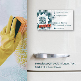 Cartão De Visitas Magnético Impressões Sem Profundidade: Limpeza Profissional 