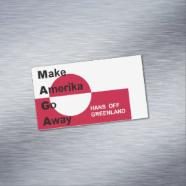 Cartão De Visitas Magnético Independant Greenland