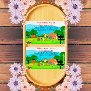 Cartão De Visitas Magnético Inspirada pela Natureza da placa de Promocional de